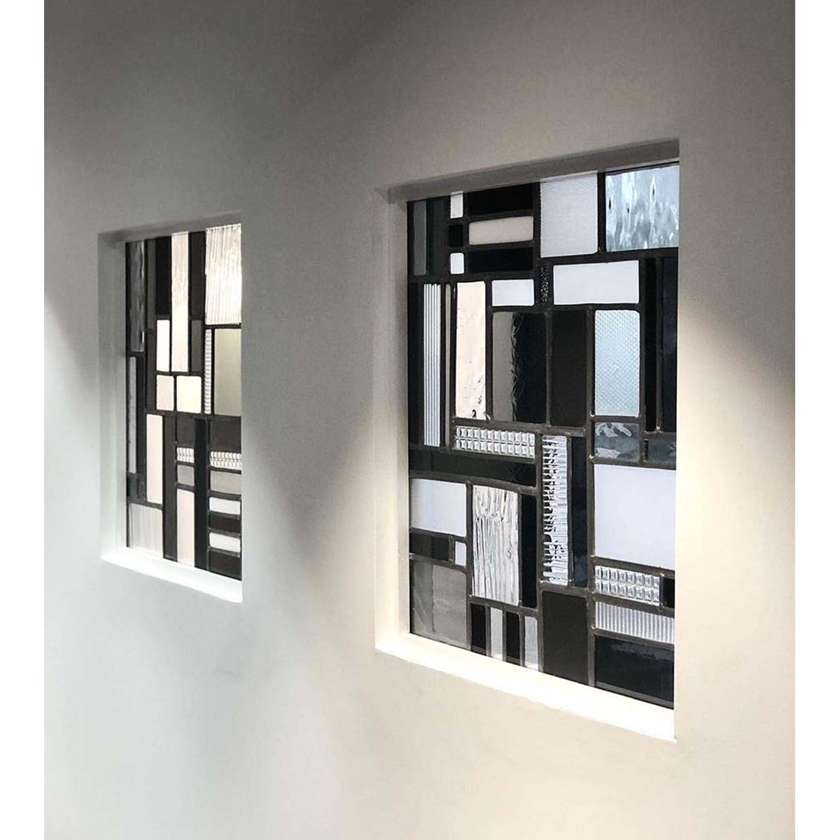 vitrail noir et blanc